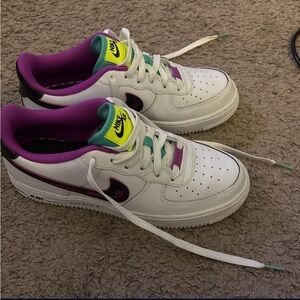 Kid's Nike Air Force 1 LV8 GS 'Just Do It!